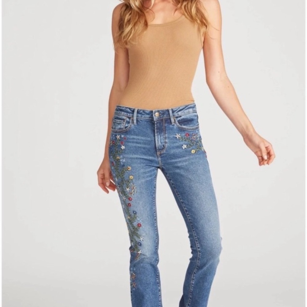 DRIFTWOOD Kelly embroidered Boot Cut Jeans